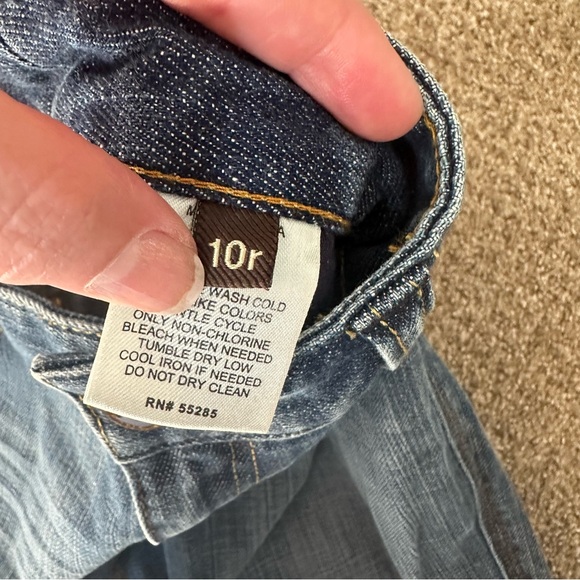 Express Blue Flare & Wide Leg Jeans - Picture 7 of 9